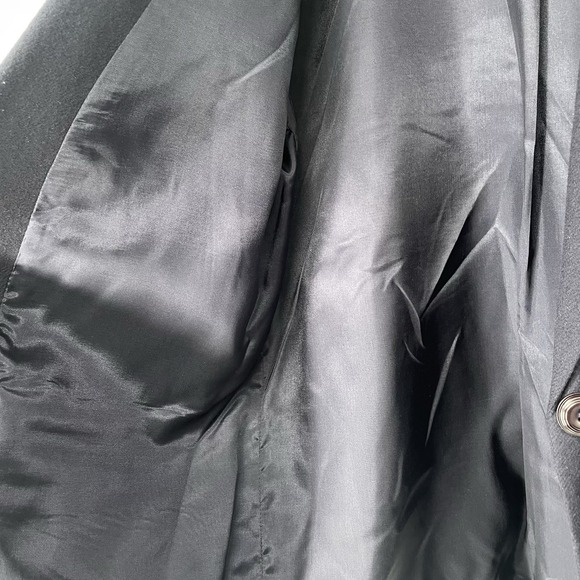 Sag Harbor Navy 100% Wool Blazer Women's Size 14 Classic Career Jacket - Picture 6 of 13